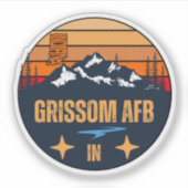 Grissom AFB, Indiana Sticker (Voorkant)