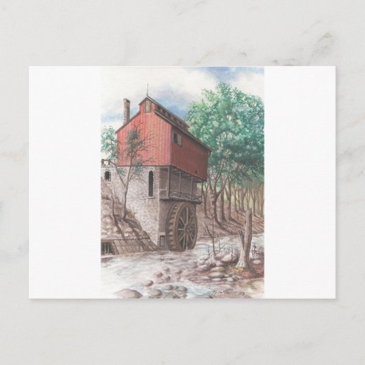 Grist Mill Briefkaart (Voorkant)