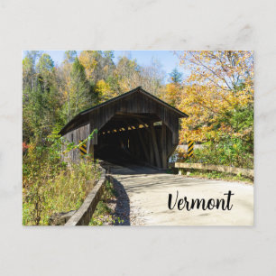 Grist Mill-brug in Vermont Feestdagenkaart