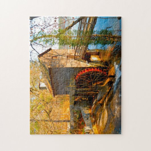 Grist Mill Georgia. Legpuzzel (Verticaal)