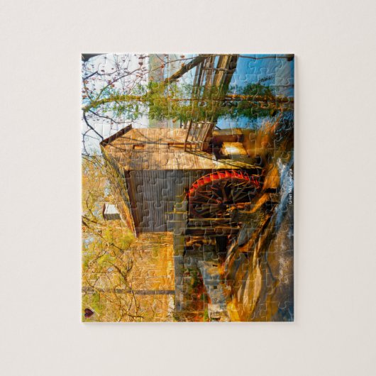 Grist Mill Georgia. Legpuzzel (Verticaal)