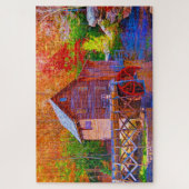 Grist Mill, Glade Creek West Virginia Legpuzzel (Verticaal)