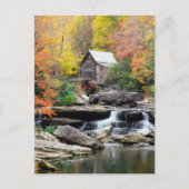 Grist Mill Glade Creek West Virginia Waterfall Briefkaart (Voorkant)