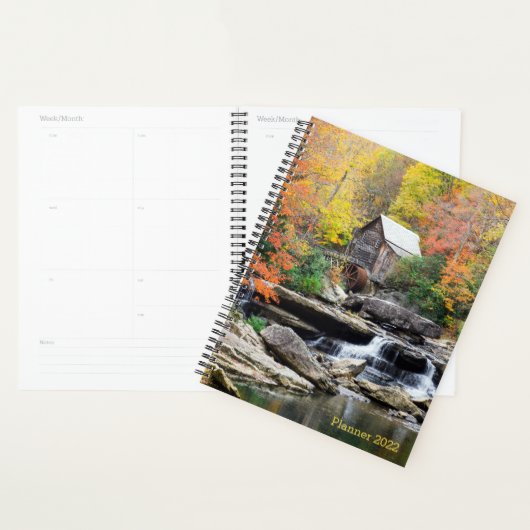 Grist Mill op Glade Creek Schilderachtig West Virg Planner (Display)