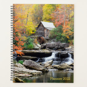 Grist Mill op Glade Creek Schilderachtig West Virg Planner
