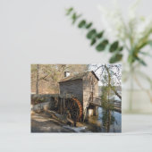 Grist Mill Stone Mountain Georgia Briefkaart (Staand voorkant)