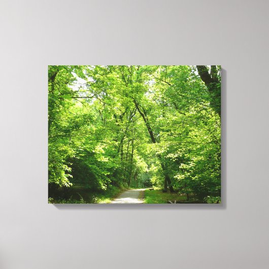 Grist Mill Trail I Canvas Afdruk (Voorkant)