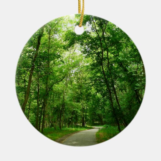 Grist Mill Trail II Keramisch Ornament (Voorkant)