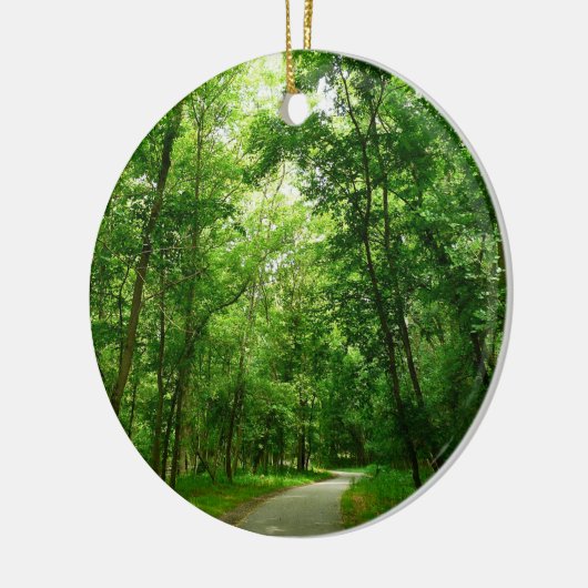 Grist Mill Trail II Keramisch Ornament (Links)