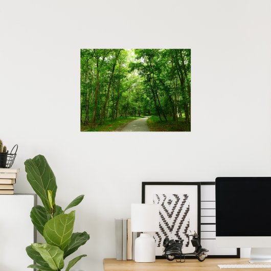 Grist Mill Trail II Poster (Thuiskantoor)