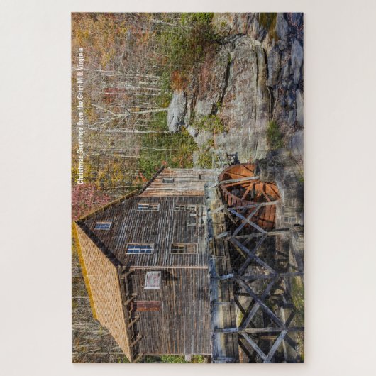 Grist Mill Virginia Jigzaag Puzzle Legpuzzel (Verticaal)