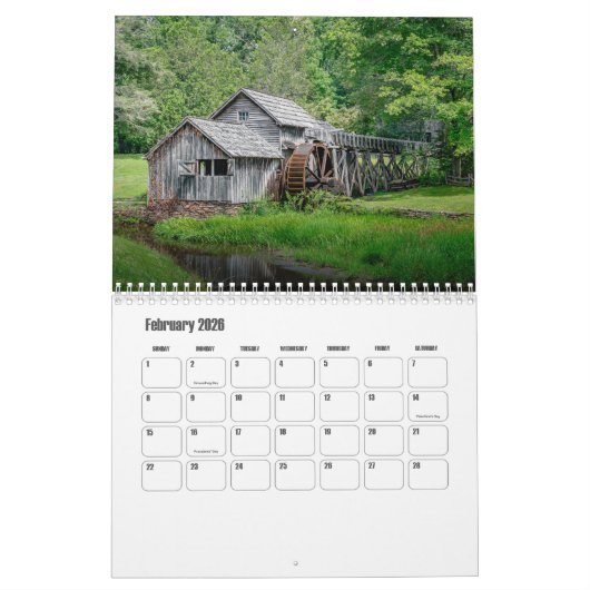 Gristmill Kalender (Feb 2026)
