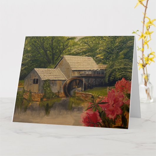 Gristmill, van Gary Poling Kaart (Gele Bloem)