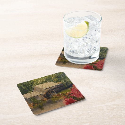 Gristmill, van Gary Poling Kartonnen Onderzetters (Insitu)