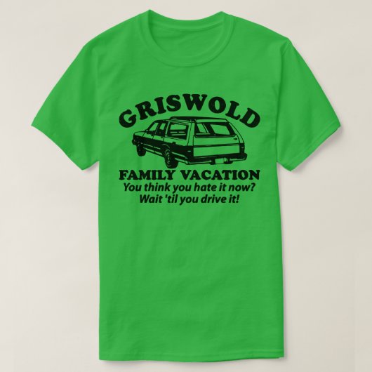 Griswold Familie Vakantie  ontwerp T-shirt (Design voorkant)