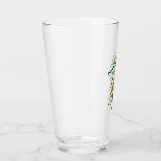 Griswold Family Kerstkerst Chainzaag Grafisch Glas (Rechts)