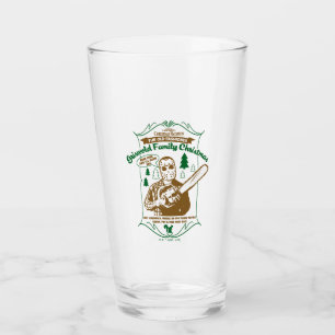 Griswold Family Kerstkerst Chainzaag Grafisch Glas