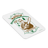 Griswold Family Kerstkerst Chainzaag Grafisch Magneet (Rechterzijde)