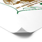 Griswold Family Kerstkerst Chainzaag Grafisch Poster (Hoek)