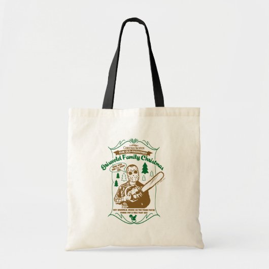 Griswold Family Kerstkerst Chainzaag Grafisch Tote Bag (Voorkant)