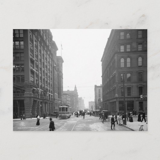 Griswold Street, Detroit: 1906 Briefkaart (Voorkant)