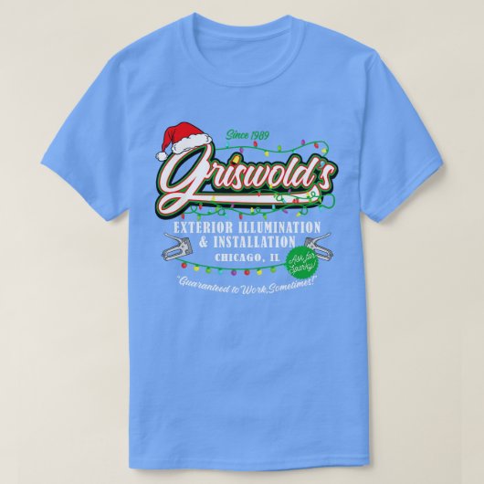 Griswold Verlichting Kerstvakantie 89 Dks T-shirt (Design voorkant)
