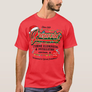 Griswold Verlichting Kerstvakantie T-shirt