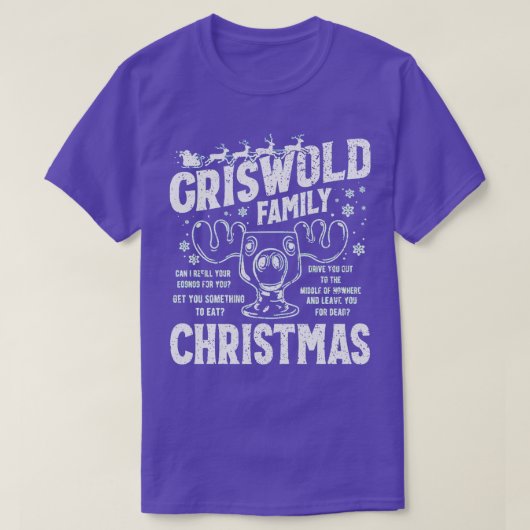 Griswolds Eggnog Retro Festive Flavor TShirt 1 (Design voorkant)
