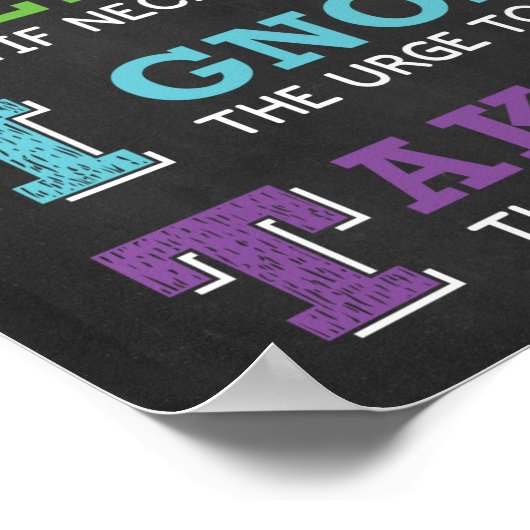 GRIT Acronym Classroom Growth Mindset Poster (Hoek)