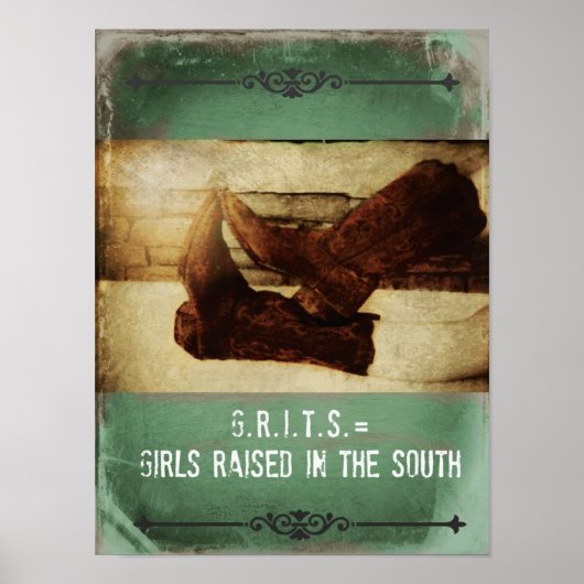 Grit and Cowgirls Poster (Voorkant)