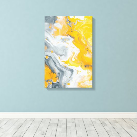 Grit and Sunshine Canvas Afdruk (Insitu (Houten vloer))