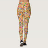 Grit Glitter Mode Meerkleurige Schildering #2 Leggings (Achterkant)
