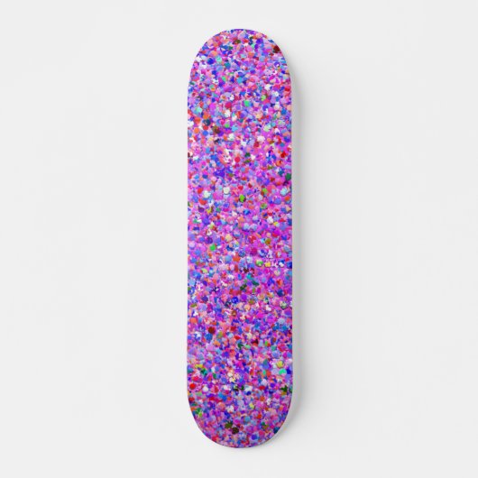 Grit Glitter Mode Multicolor Painting Persoonlijk Skateboard (Voorkant)
