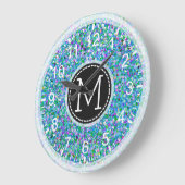 Grit Glitter Multicolor Painting Monogram #4 Grote Klok (Hoek)