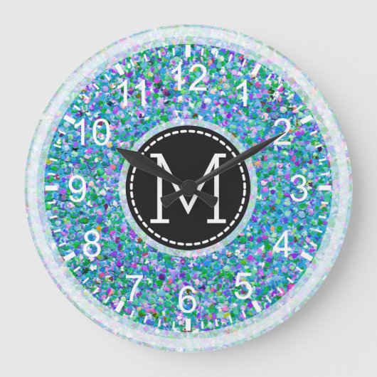 Grit Glitter Multicolor Painting Monogram #4 Grote Klok (Voorkant)