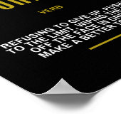 Grit Inspirerend citaat over Succes Poster (Hoek)