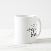 Grit vs Talent - Hustle Success Gym Motivatie Koffiemok (Voorkant rechts)