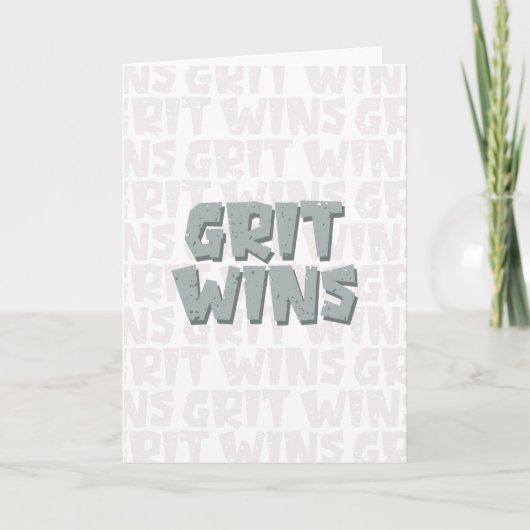 Grit wint Nurse Afstuderen Kaart (Voorkant)
