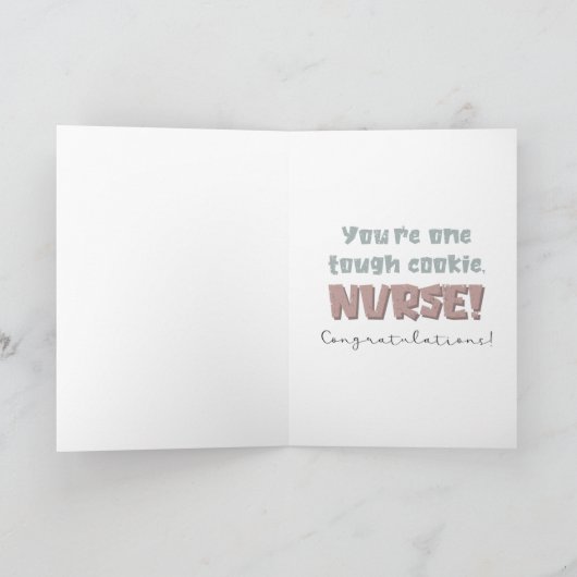 Grit wint Nurse Afstuderen Kaart (Binnen)