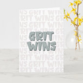 Grit wint Nurse Afstuderen Kaart (Gele Bloem)