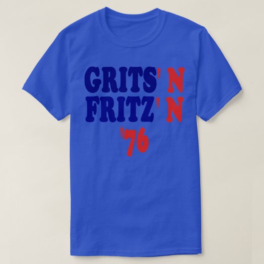 Grits N Fritz Jimmy ter en Walter Mondale Campaign T-shirt (Design voorkant)