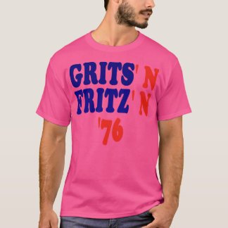Grits N Fritz Jimmy ter en Walter Mondale Campaign T-shirt
