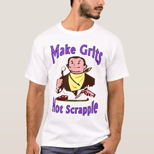 Grits niet schrapen t-shirt (Voorkant)