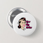 Grits Ronde Button 5,7 Cm (Voorkant /achterkant)