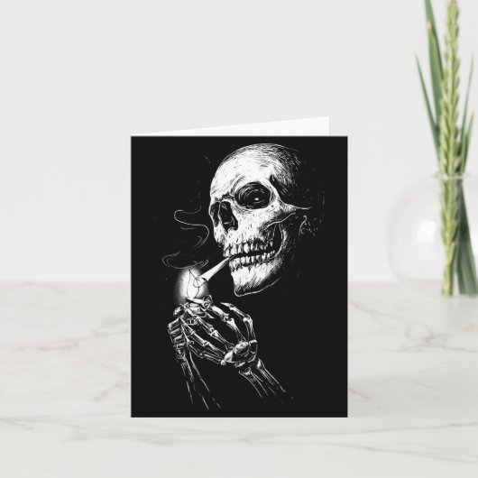 Gritske skeletverlichting rook kaart (Voorkant)