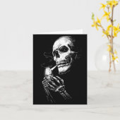 Gritske skeletverlichting rook kaart (Gele Bloem)