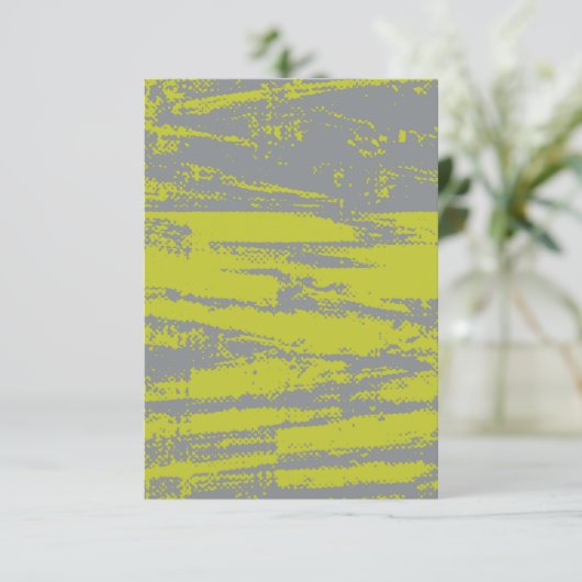 Gritty and Edgy Blank Invitation Kaart (Staand voorkant)