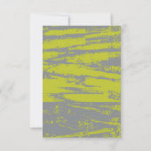 Gritty and Edgy Blank Invitation Kaart (Achterkant)