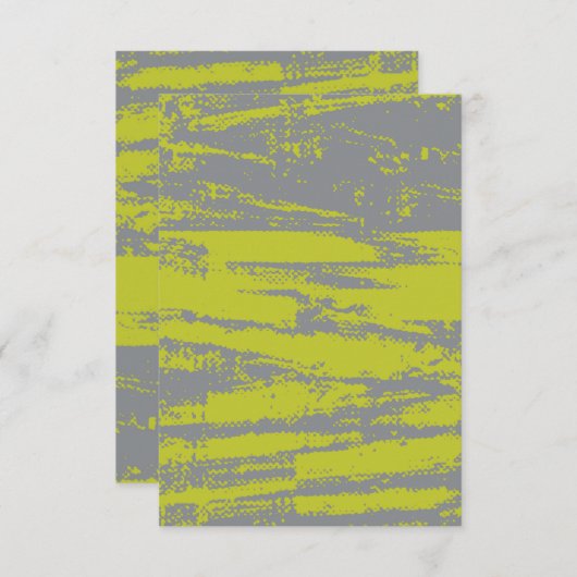 Gritty and Edgy Blank Invitation Kaart (Voorkant / Achterkant)