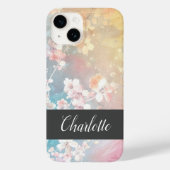 Gritty Bloom Grunge Aangepaste Telefoonhoes Case-Mate iPhone Case (Achterkant)
